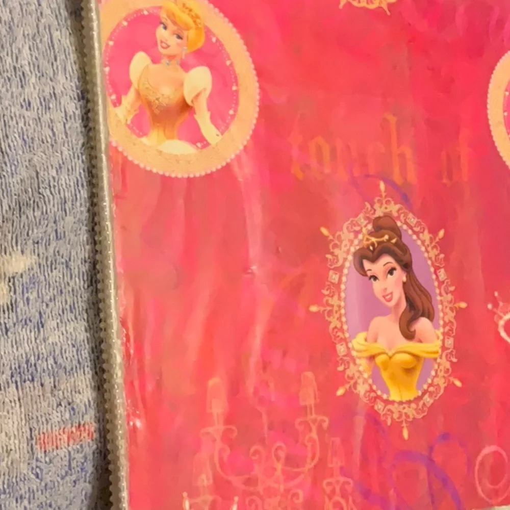 Arts and Crafts Show White Mirror with 4 of the Disney Princesses, NWT